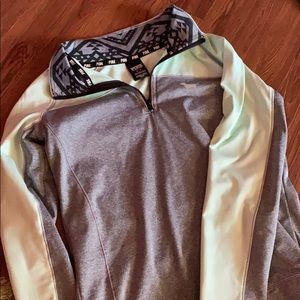 Pink Ultimate workout hoodie with thumb holes